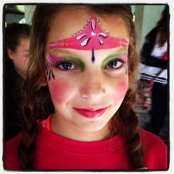 Crown Face Painting