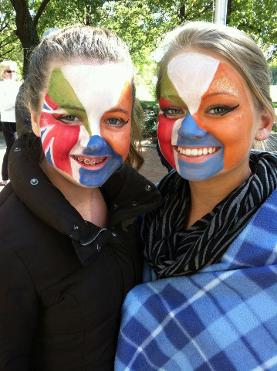 Flag Face Paintings